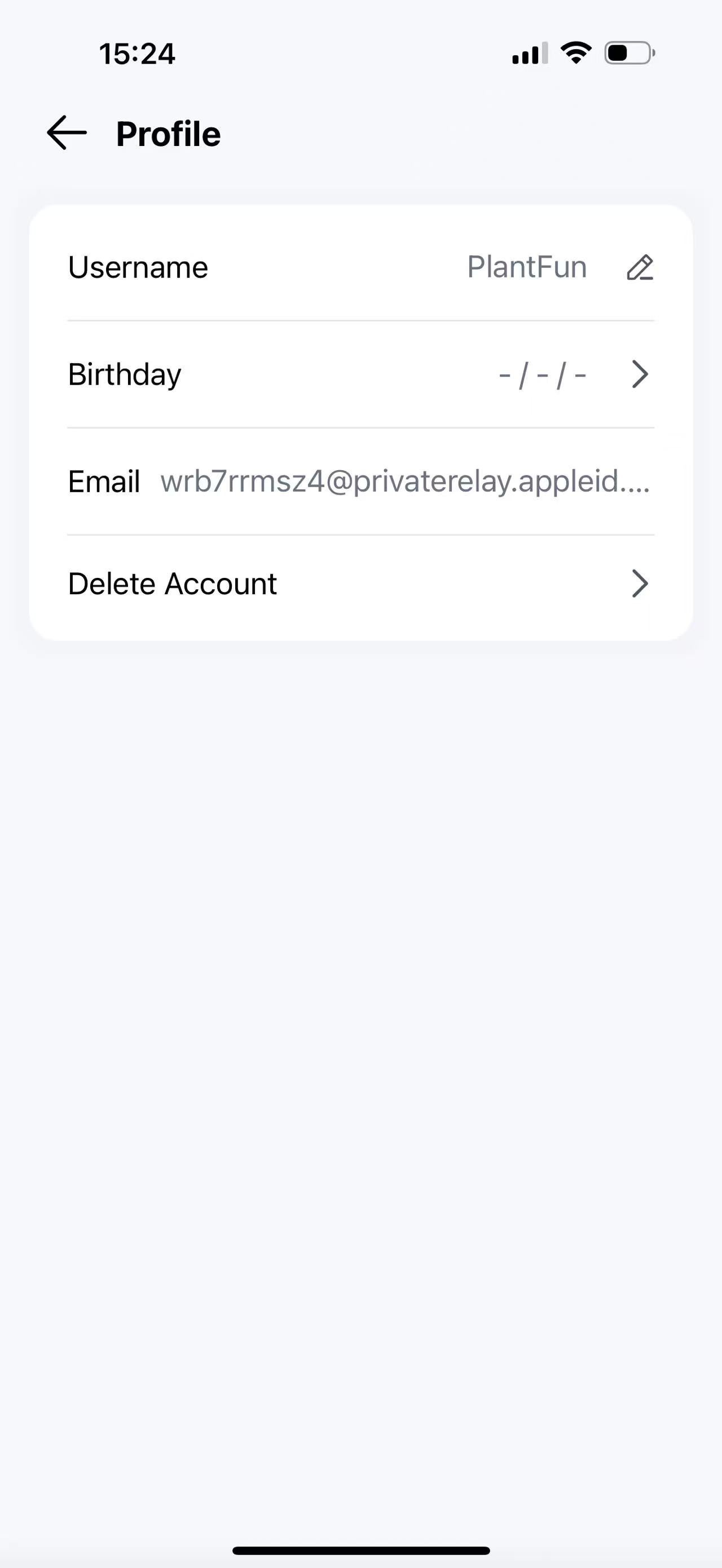 Find Delete option